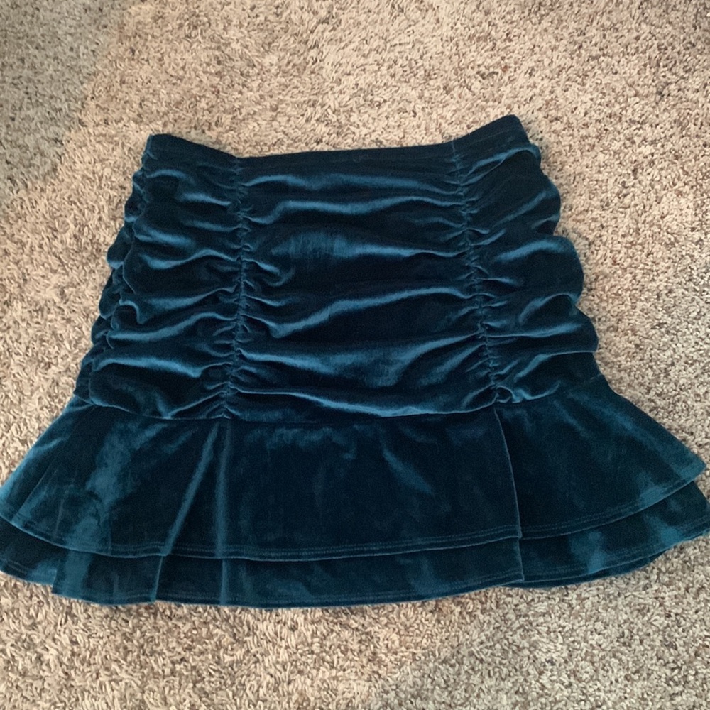 Blue Skirt Ruffled - Picture 2 of 4